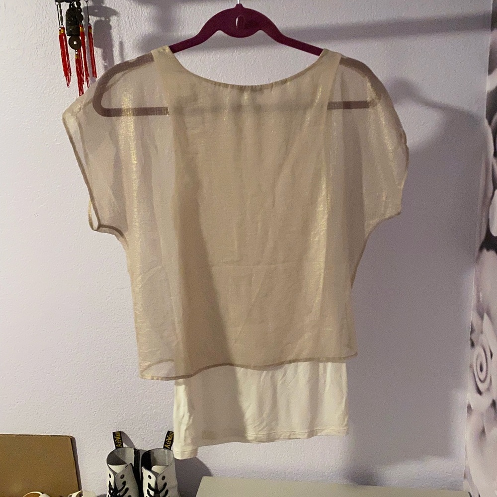 Cream Express top - Picture 2 of 4